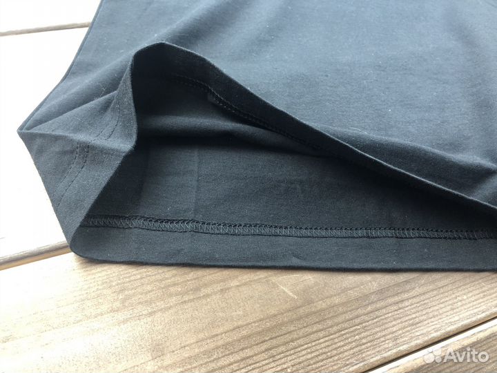 Черная футболка XS Reebok хлопок оригинал