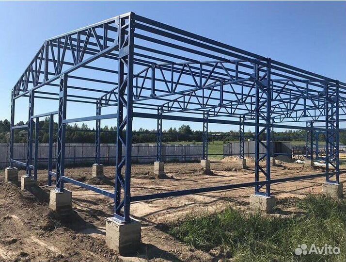 Быстровозводимые ангары склады из сэндвич панелей