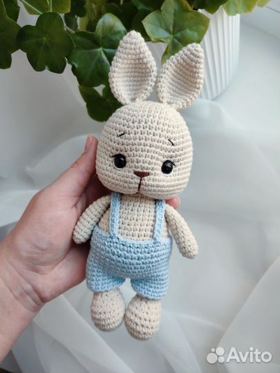 Мишка и зайка ручной работы