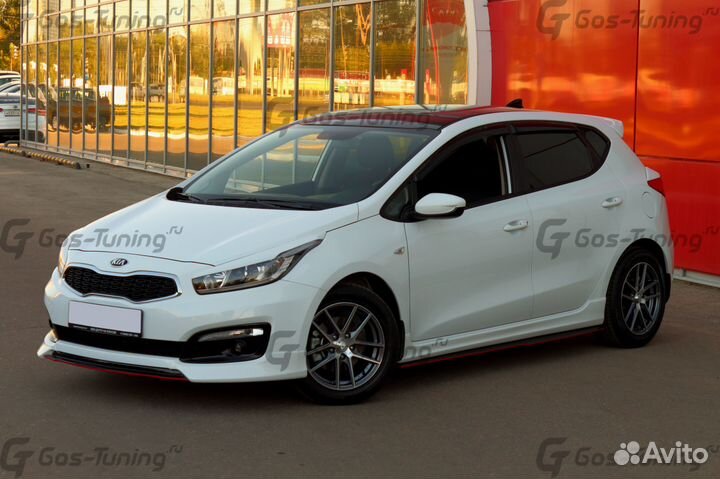 Накладка передняя на Kia Ceed \ Pro Ceed рестайл