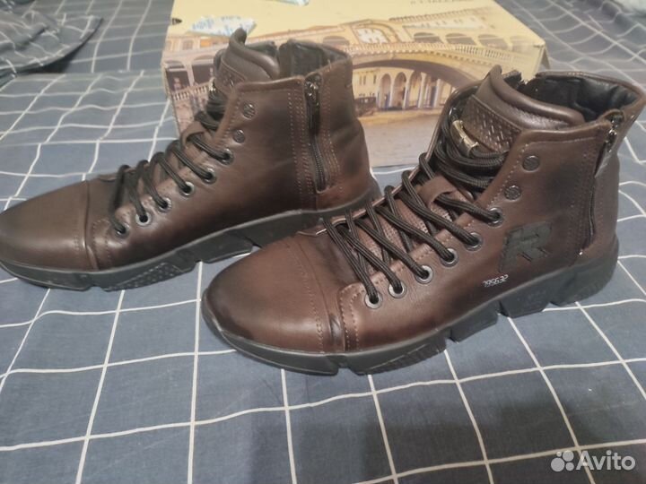 Сапоги мужские кожаные 45 размер