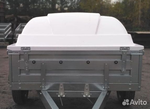 Прицеп с пластиковой крышкой 2,5х1,3х0,3 самосвал