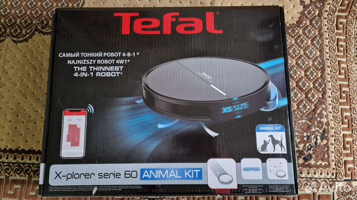 Робот пылесос tefal 60