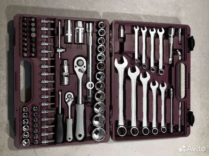 Набор инструмента 1/4, 1/2DR, 82пр thorvik