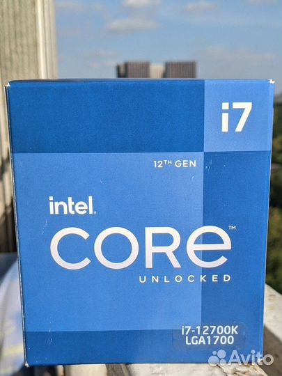 Intel core i7 12700k