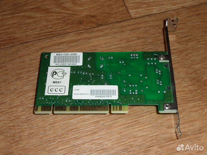 Факс-модем внутренний Acorp MD3-1021-2006 PCI EE