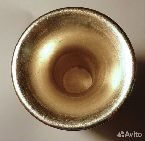 Ваза стекло алюминий Москва СССР