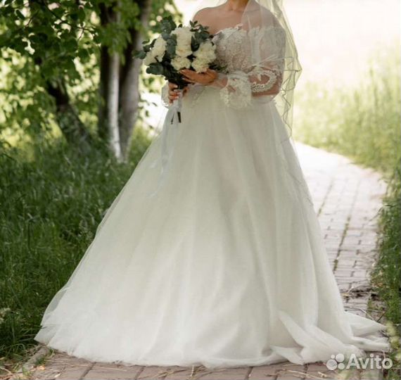 Свадебное платье 44 46 48