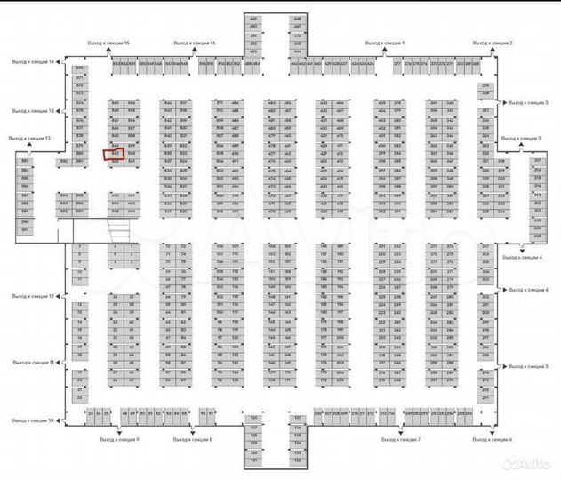 Машиноместо, 13 м²