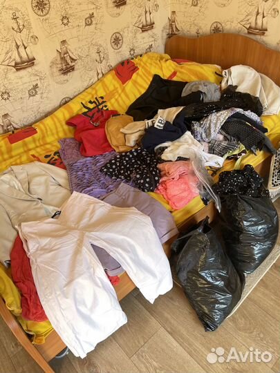 Пакетом женские вещи XS S