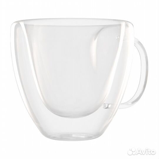 Чашка стеклянная qwerty Amato, 0.15 л