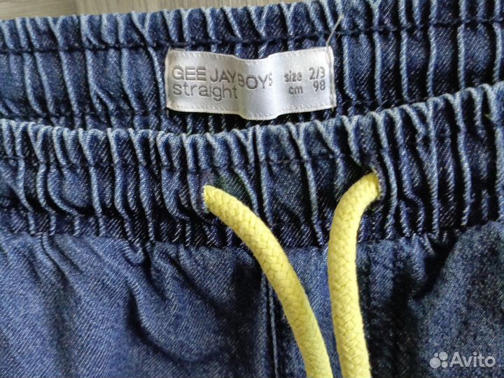 Джинсы с флисовой подкладкой на 2-3 года