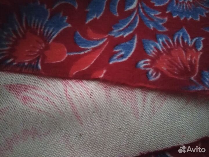 Отрез ткани фланель шелковистая СССР