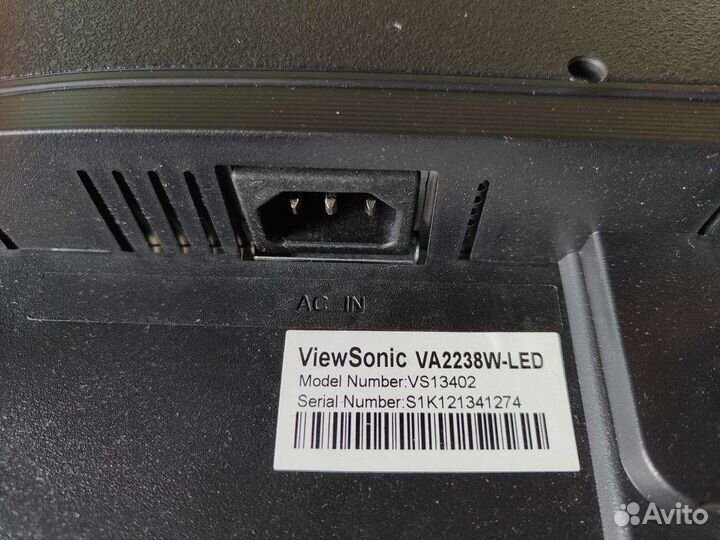 Монитор viewsonic 22есть 2 штуки
