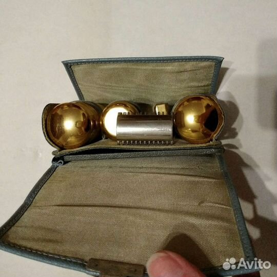 Набор для бритья СССР, дорожный чемоданчик