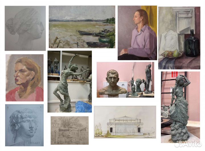 Художник, скульптор, заказы, мастер классы, курсы