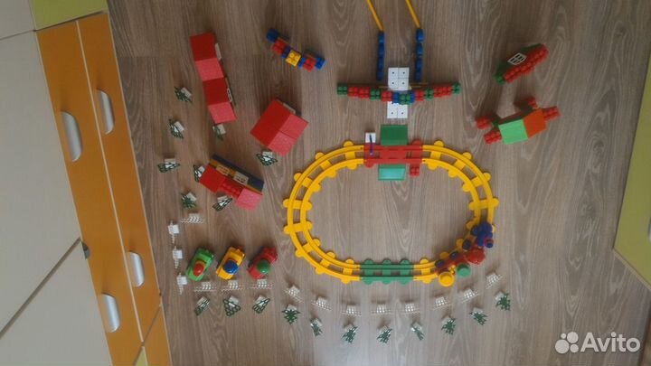 Лего город и железная дорога