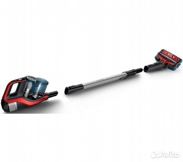 Пылесос ручной Philips XC7043/01 черный/красный