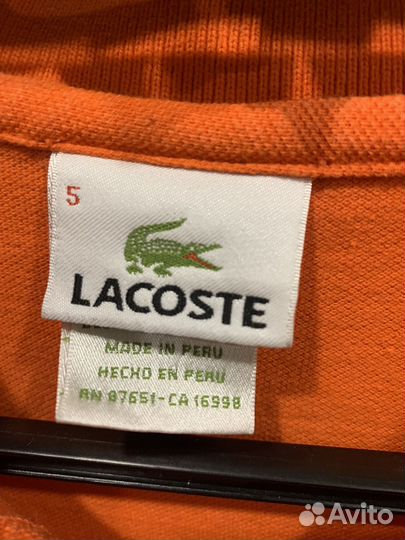 Поло Lacoste M 48