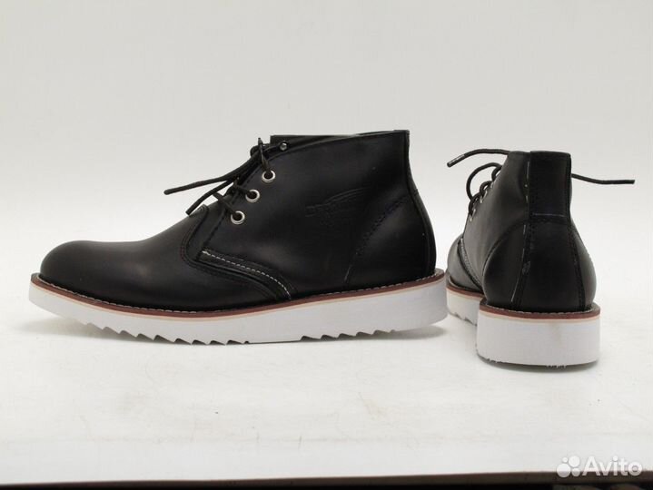 Ботинки red wing shoes 3140 chukka black white2