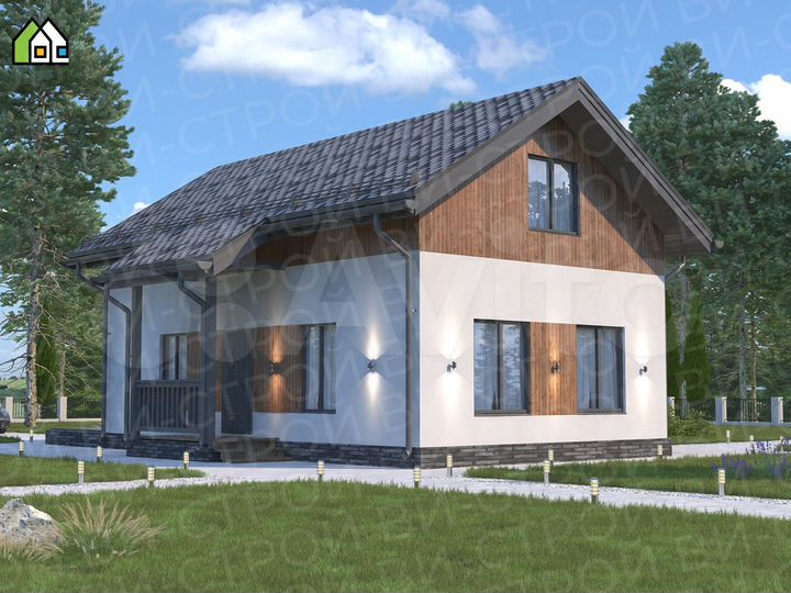 Дом 139,8 м² на участке 11,9 сот.