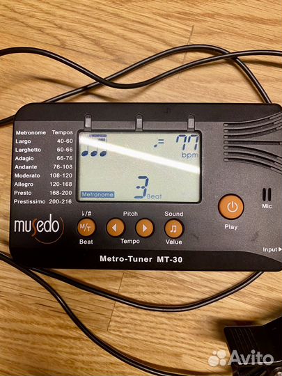 Метроном тюнер Musedo MT-30