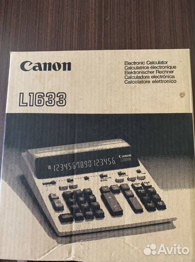 Ретро Калькулятор Canon L1633