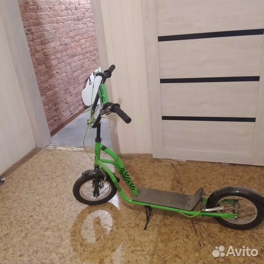 Самокат внедорожный на больших колёсах до 120 кг