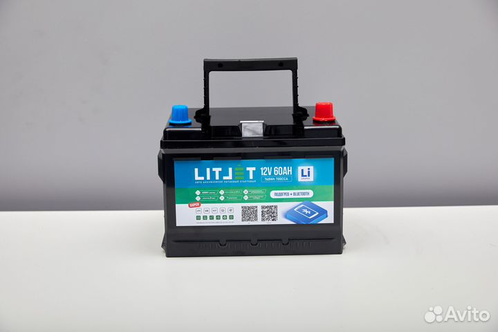 Авто аккумулятор lifepo4 12V 60Ah с подогревом