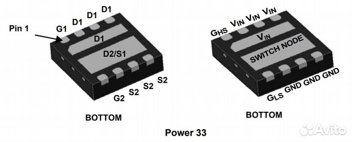 Микросхема fdmc8200 N-Channel mosfet 30V 18A