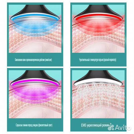 Микротоковый массажер для лица и шеи MJU/2032