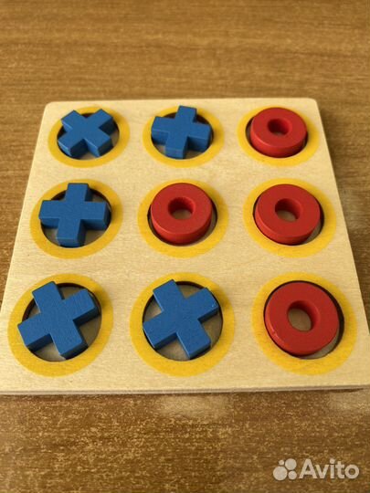 Крестики нолики деревянные