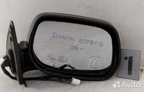 Зеркало боковое toyota Sienta NCP8 G 03-06 5k R