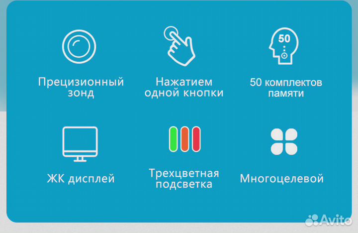 Бесконтактный электронный термометр новый