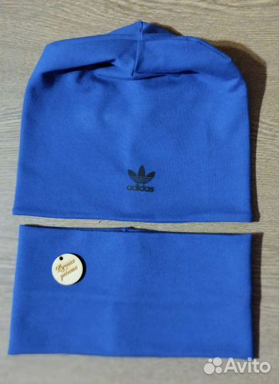 Комплект на весну шапочки + снуд