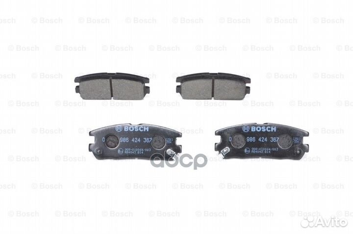 Колодки тормозные дисковые зад 0 986 424 36