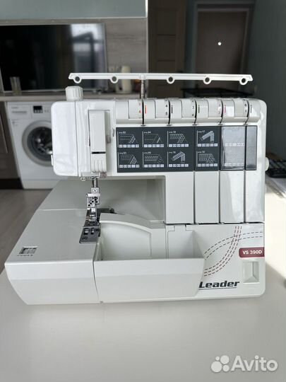 Коверлок Leader VS 390D и Brother innov is 500