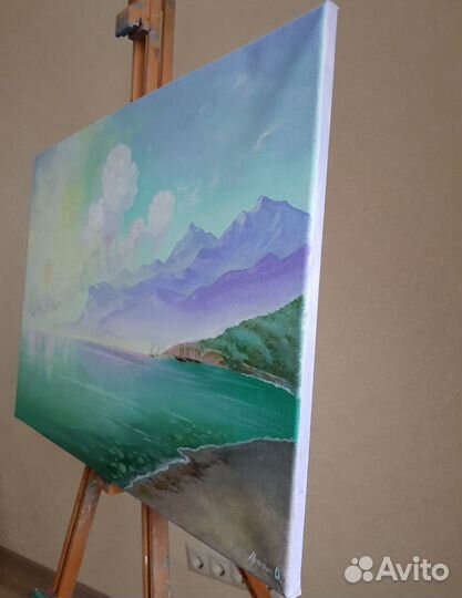 Картина маслом на холсте копия Айвазовского Штиль