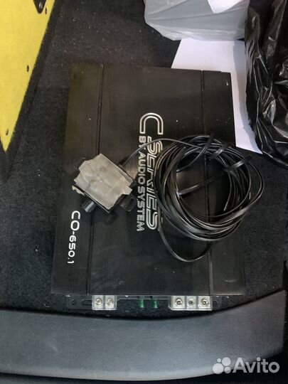 Сабвуфер и усилитель