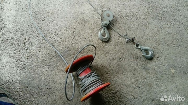 Лебёдка. Состояние. На фото