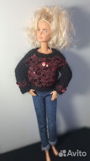 Вязаная одежда для барби