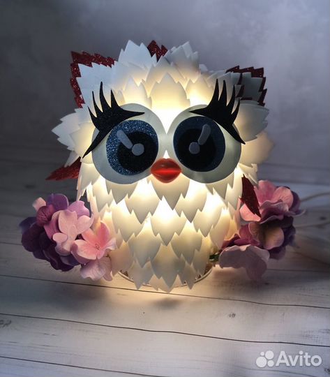 Цветочный светильник