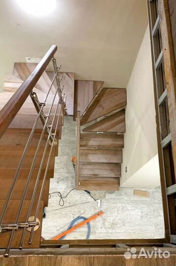 Перила кованные Установка