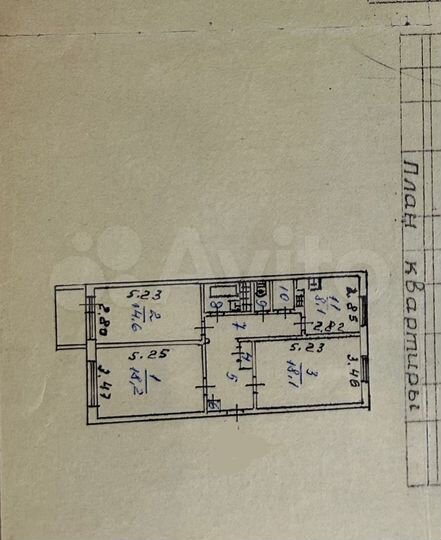 3-к. квартира, 78 м², 1/5 эт.