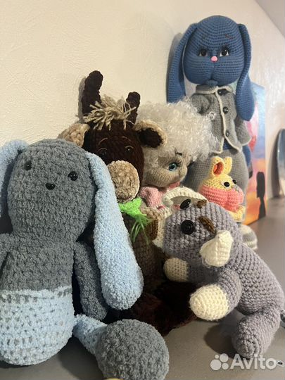 Вязаные игрушки ручной работы