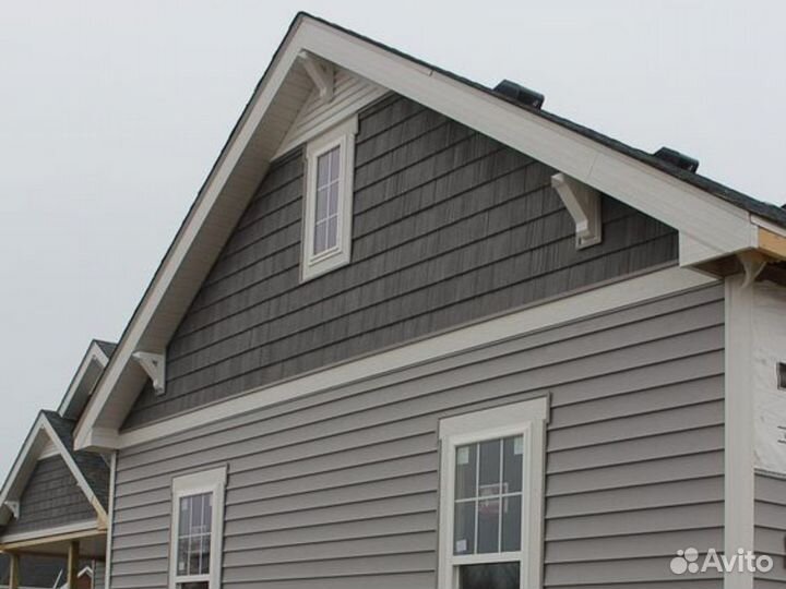 Обшивка сайдингом домов, зданий