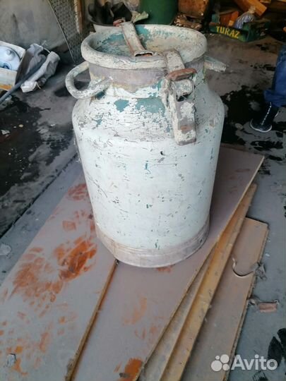 Фляга алюминиевая бу 40л
