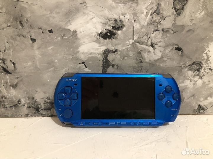 Sony PSP 3008 Vibrant Blue 16gb (прошита )