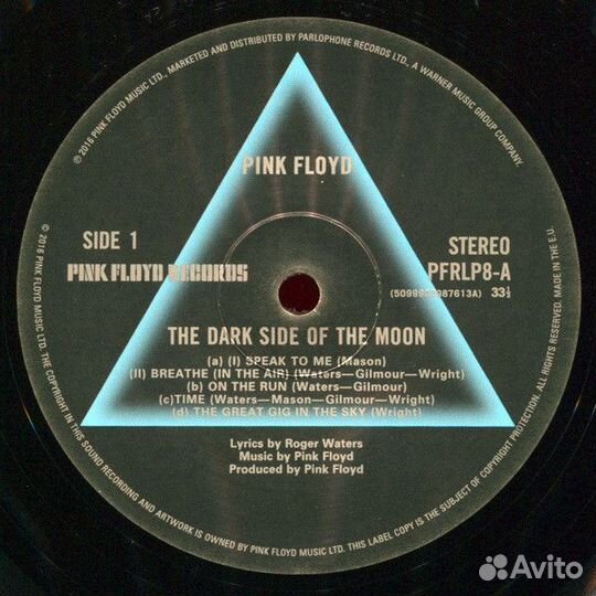 Виниловая пластинка Pink Floyd THE dark side OF TH