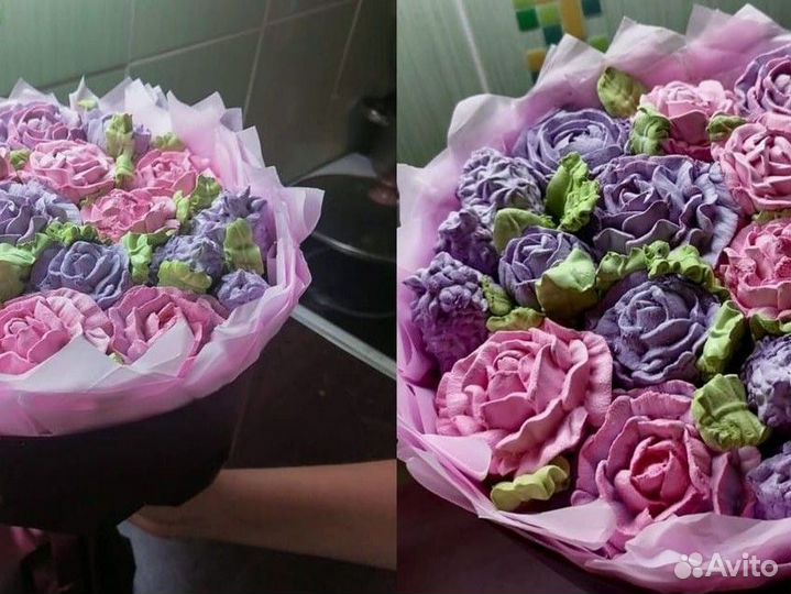 Зефирные букеты